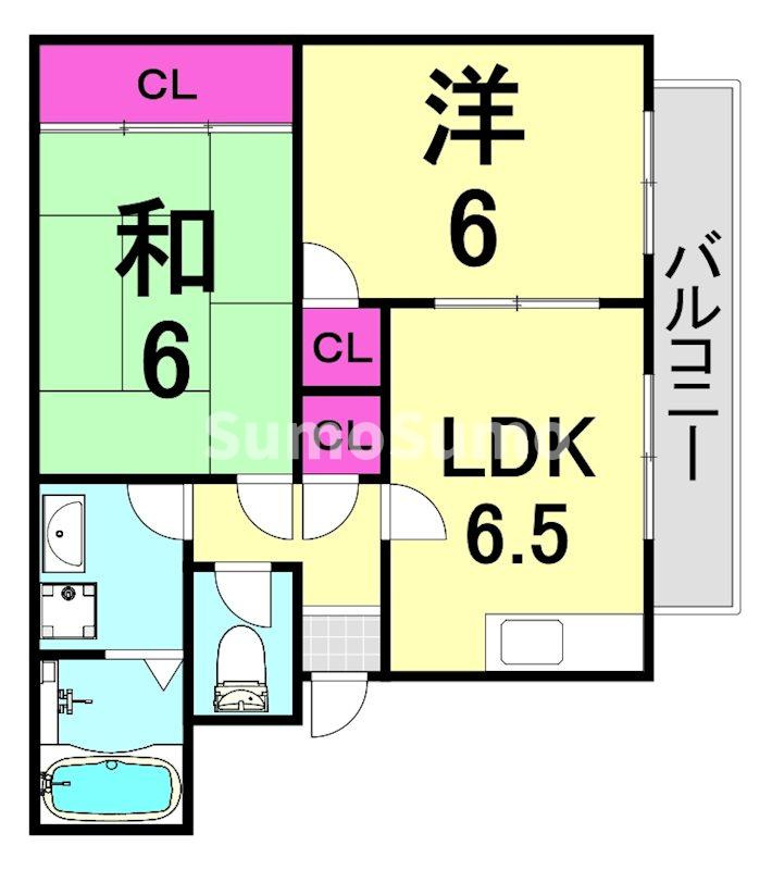 ブラウンハイツの間取り