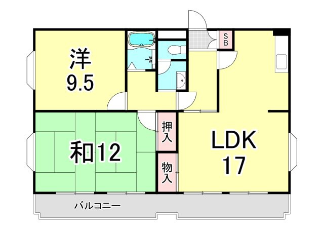 ロータリービルド西宮の間取り