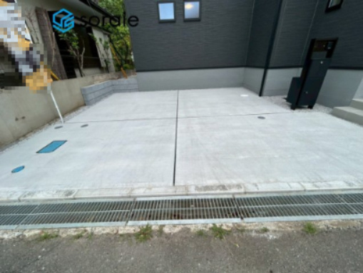 狭山市北入曽第5　全1棟　新築戸建の駐車場|4/21　撮影