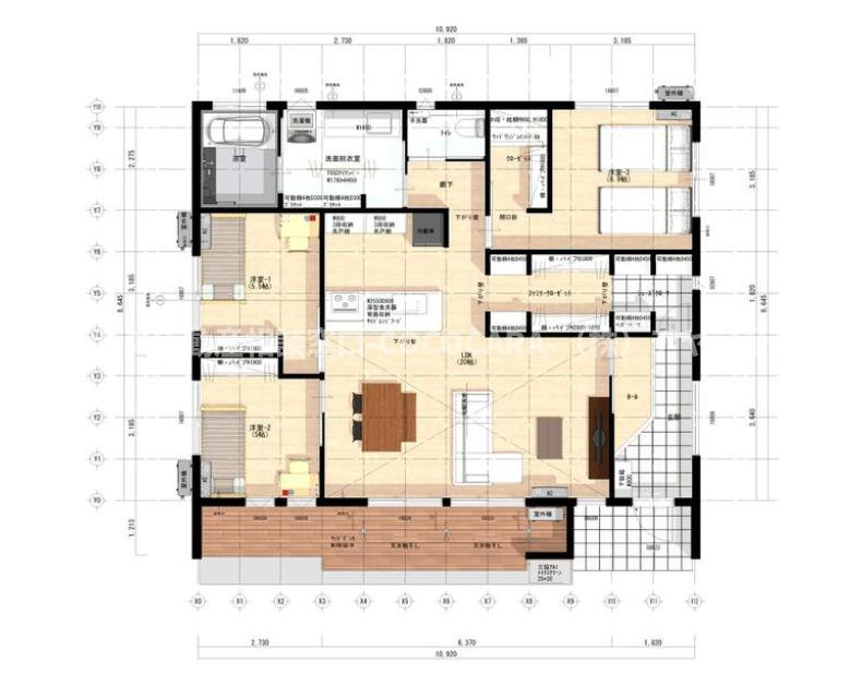南アルプス市藤田の新築一戸建の間取り
