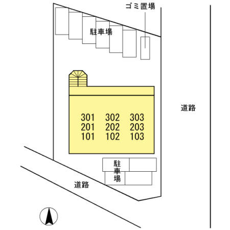 Ma　Maison　Momoyama　　刈谷市近郊の賃貸ならクラスホーム刈谷店の区画図