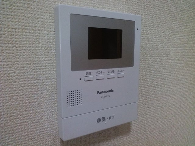 厚木市三田南３丁目のアパートのセキュリティ|モニター付きインターホン