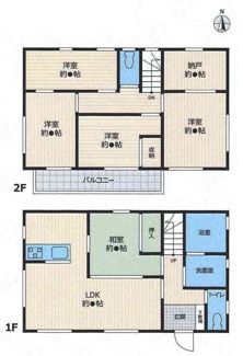 【間取り】 | 比企郡川島町飯島　中古戸建　西武新宿線『本川越駅』徒歩91分　【伊草小学区】
