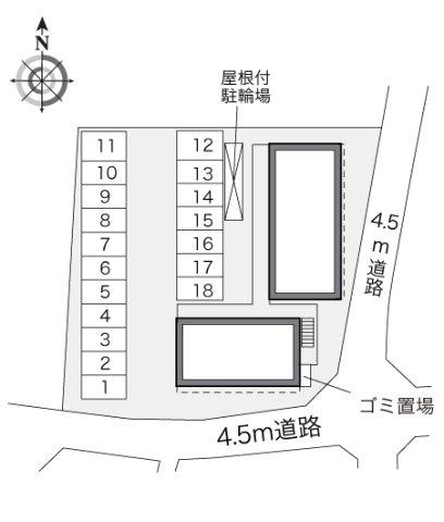 レオパレスＳｕｃｃｅｓｓの区画図