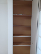 ちょっとした収納スペースも充実しています