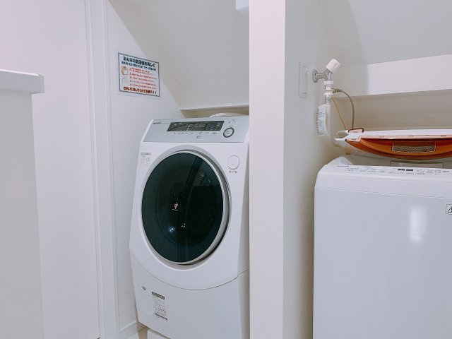 洗濯機は全２台設置。