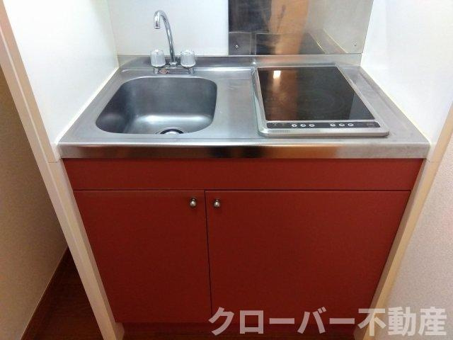 レオパレスカサベージュのキッチン
