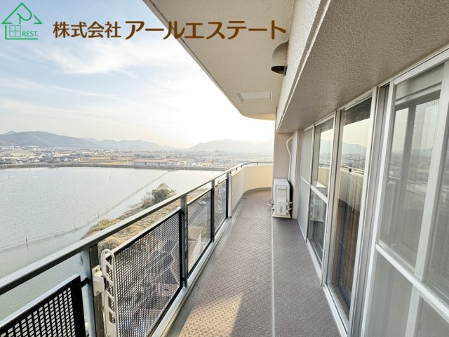 姫路甲丘アーバンコンフォート　　中古マンションのバルコニー