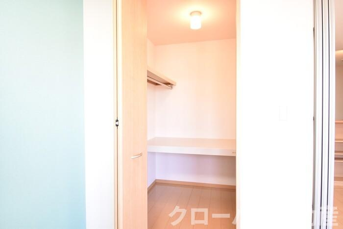 ヴェルデ津森の収納|ウォークインクローゼット