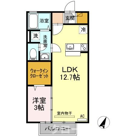 ヴェルデ津森の間取り