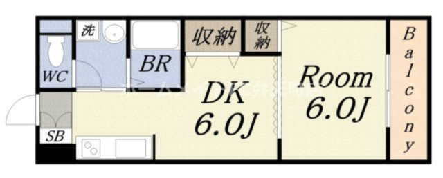 【間取り】 | シャトー弁天弐番館