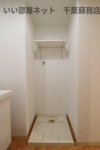 ヴァンヴェール葛城の洗面所|洗濯機置場