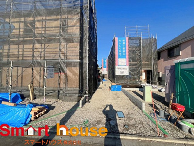 【前面道路含む現地写真】 | 相模原市中央区田名　新築3棟！