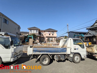 【前面道路含む現地写真】 | 横浜市港南区日限山　新築2棟