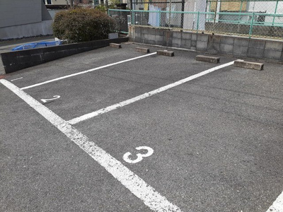 【駐車場】 | ハイツ宮ノ前 | 駐車場です