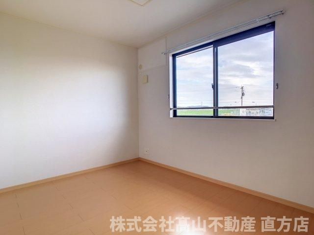 直方市大字感田のアパートの寝室