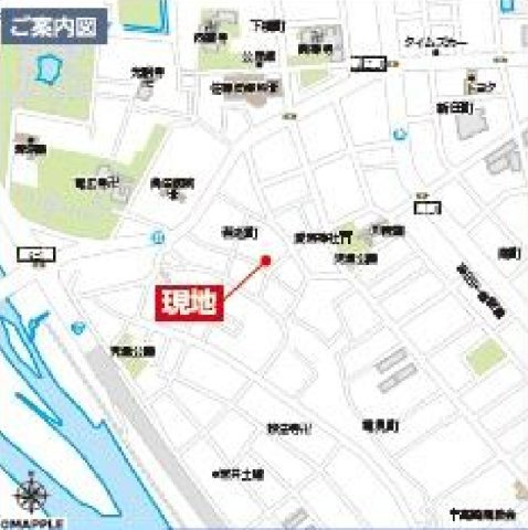 高崎市若松町　限定１棟　ハートフルタウン　新築建売の地図