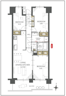 【間取り】 | 浦和南パーク・ホームズ