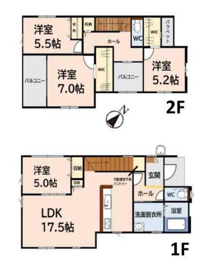 【間取り】 | 糟屋郡須恵町大字旅石24期　1号棟（全4棟）【仲介手数料無料・0円】 | 平日、土日祝日もお好きな日時にご見学可能です。お気軽にお問合せ下さい。