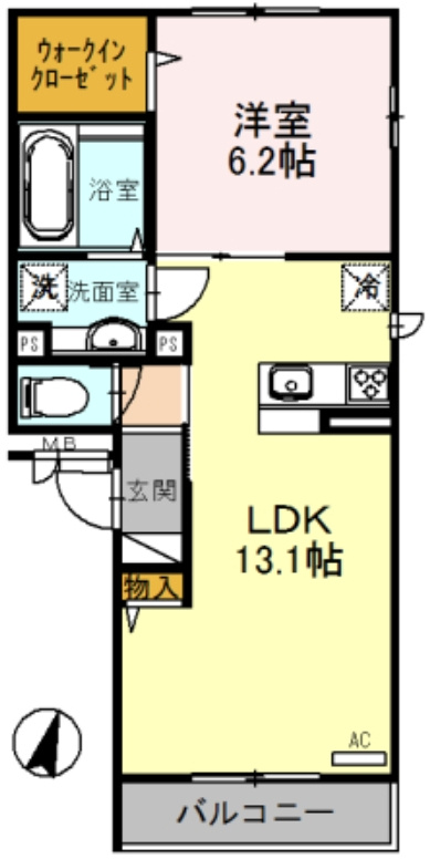 ブロックKの間取り