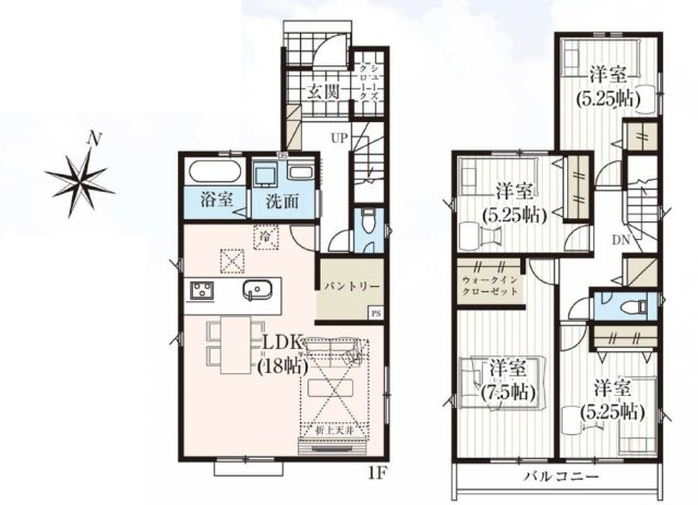 【参考プラン】 | 練馬区西大泉１丁目　建築条件付き売地　３区画 | 参考プランを参考に、ご要望を反映した住まいをご提案します