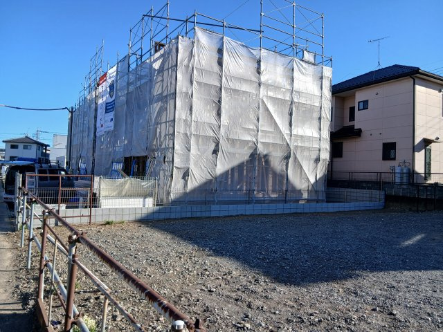 【外観】 | リーブルガーデン．S　深谷上柴町東第３　 | １号棟現地現況（2026年02月03日）撮影