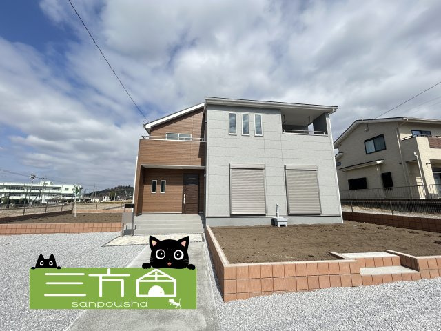 新築　前橋市富士見町原之郷第９　Livele Garden.S　１号棟の外観|現地写真　2026年2月完成しました！ご内覧等、お気軽にお問合せください♪　							
　							
