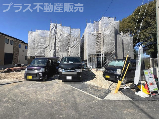 【外観】 | 糟屋郡須恵町大字旅石24期　3号棟（全4棟）【仲介手数料無料・0円】 | 現地写真。プラス不動産販売なら、現場の全ての棟をまとめてご見学頂けます。