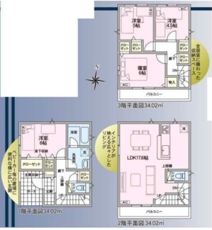 | 【名古屋市瑞穂区鍵田町1丁目39−3新築戸建3号棟】✨️仲介手数料無料✨️津賀田中学校