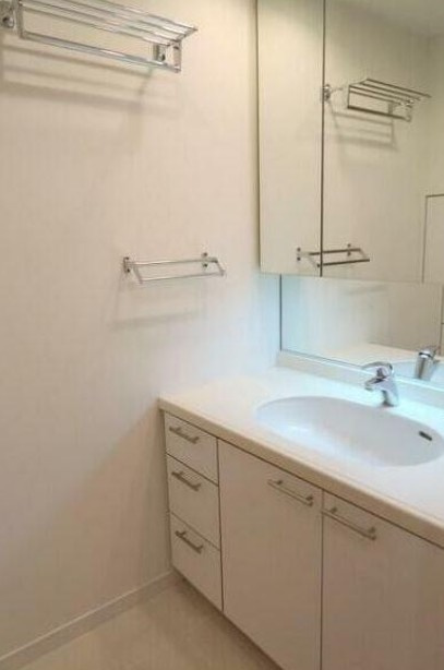 河田町ガーデン クラブフロアの独立洗面台