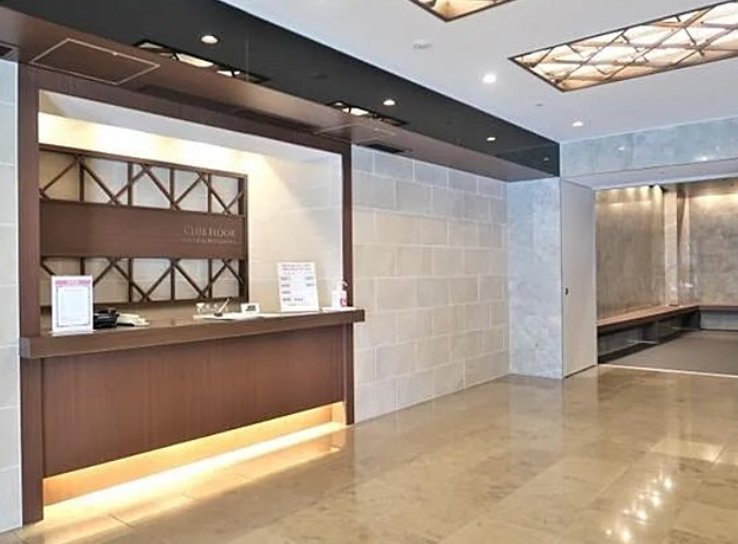 河田町ガーデン クラブフロアのロビー
