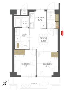 【間取り】ルシェール江古田 