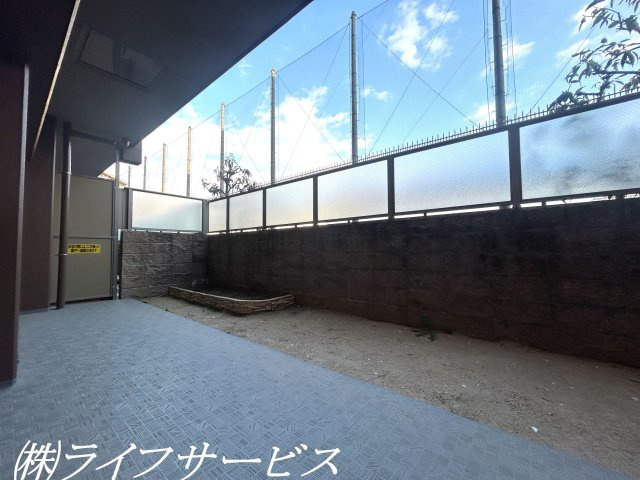 【バルコニー】 | ライオンズクオーレ御幣島駅前ヴェルデ | 専用庭付バルコニー