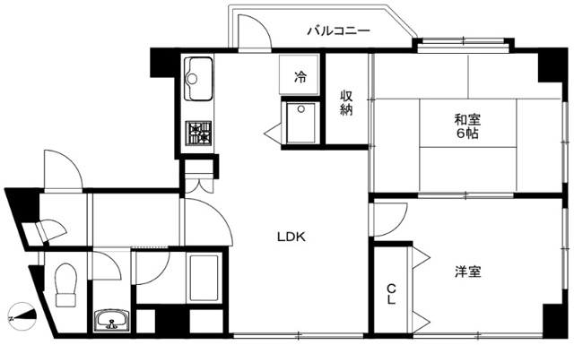 【間取り】 | クロスポイント三軒茶屋