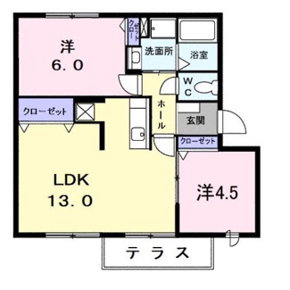 【間取り】 | グリュークアネックス　Ａ