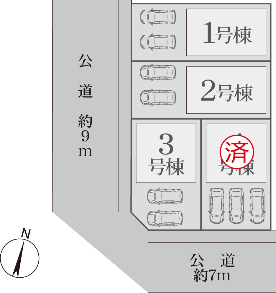 南区観音町｜名古屋市の戸建ならホームアップの区画図