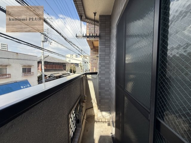 大阪市城東区野江4丁目のバルコニー