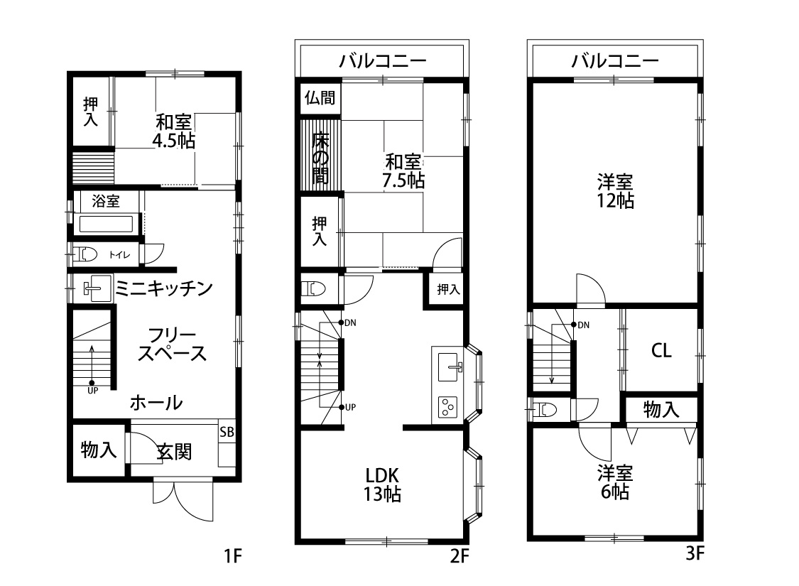 大阪市城東区野江4丁目の間取り