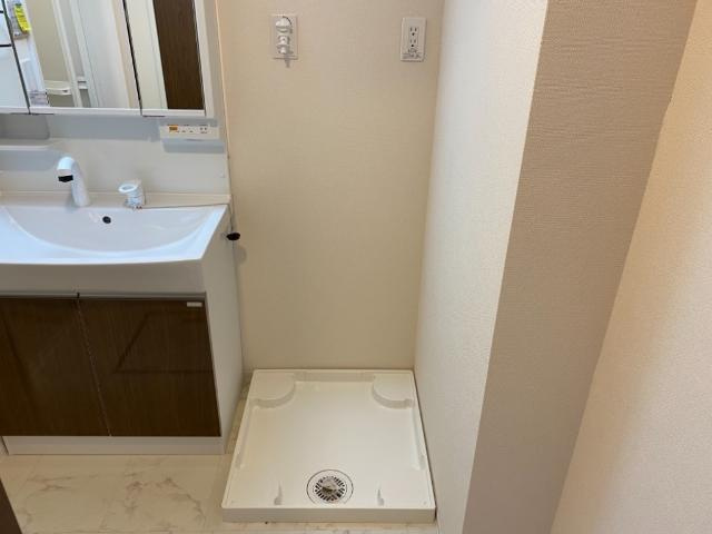 西宮市山口町　アパート新築工事のその他|洗濯機置場（イメージ）