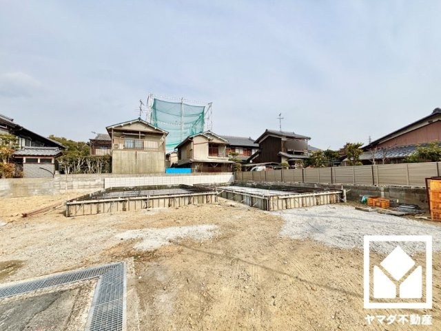 八幡市八幡園内　2期　2号地の外観|2月5日　現地写真更新