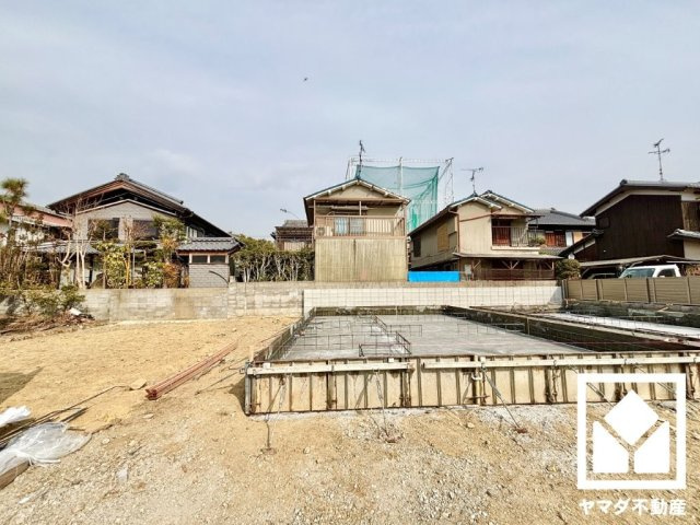 八幡市八幡園内　2期　2号地の外観|2月5日　現地写真更新