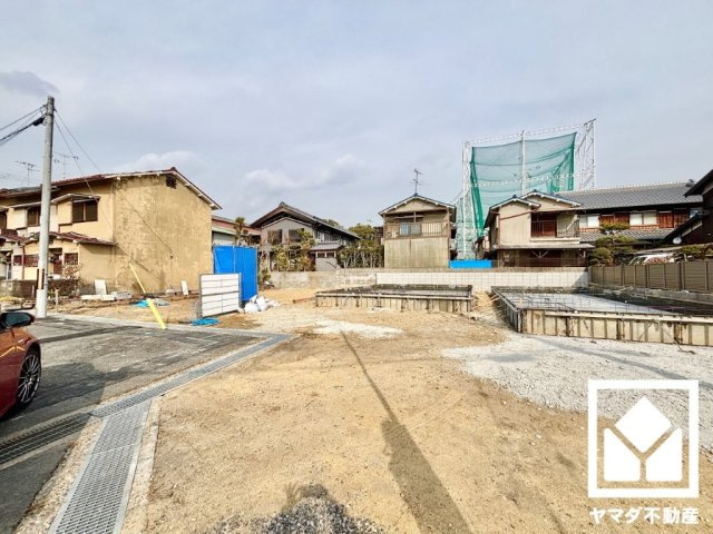 八幡市八幡園内　2期　2号地の外観|2月5日　現地写真更新
