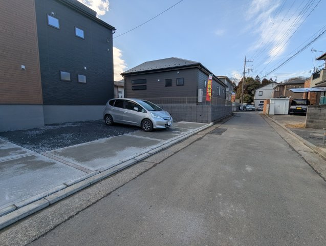 水戸元吉田町　10期の前面道路含む現地写真|前面道路含む現地写真です
