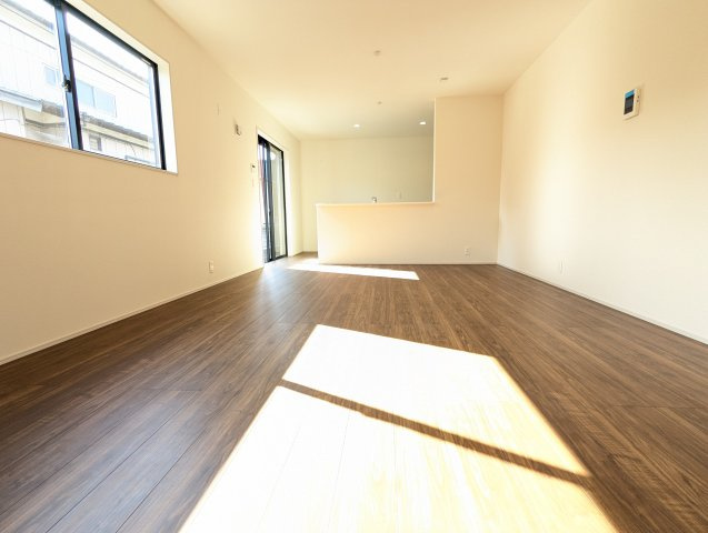 水戸元吉田町　10期の居間・リビング|リビングです。いつもの団らんから家族会議までリビングはコミュニケーションの場♪