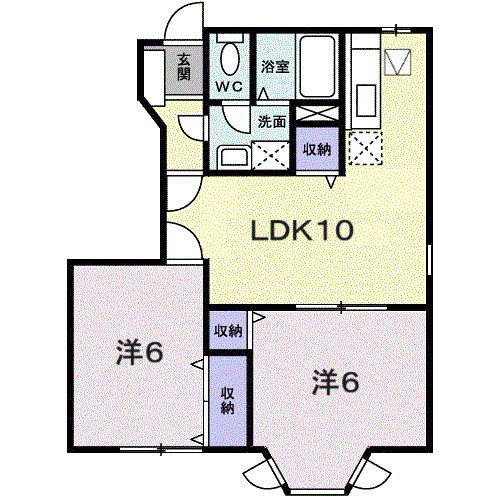 ライジングヒルズの間取り