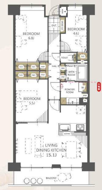 成子坂壱番街　中央区成子町