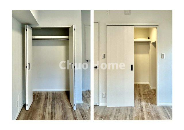 ディアハイム浅草の収納|居室にはクローゼットを完備し、自由度の高い家具の配置が叶うシンプルな空間です。お子様の成長と必要になる子供部屋を与えるにはぴったりの間取りですね。