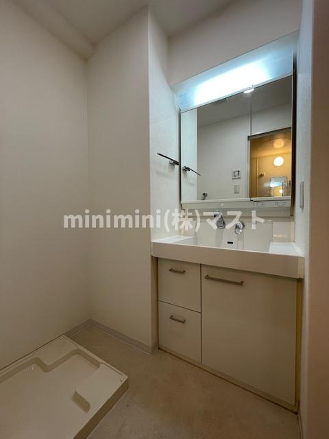 クレグラン北梅田の洗面所