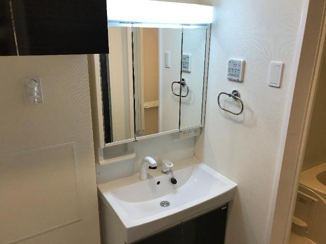 西宮市山口町　アパート新築工事の洗面所|洗面（イメージ）