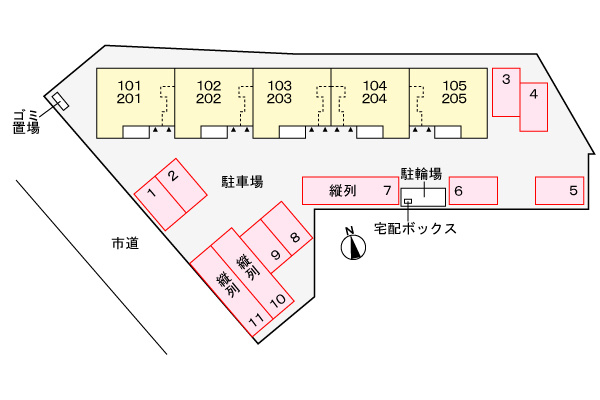 ア・レーズ　大塚の駐車場|駐車場